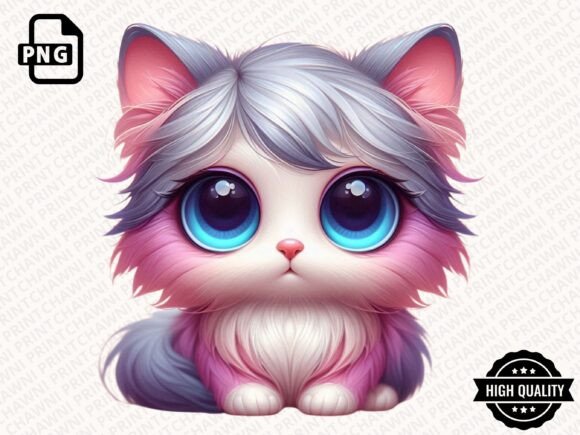 Download Watercolor Cute Kitten Clipart PNG - Cute kitten clipart Collection