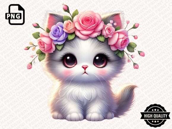Download Watercolor Cute Kitten Clipart PNG - Cute kitten clipart Collection