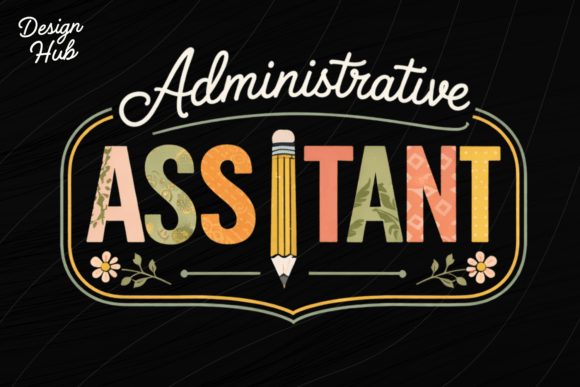 Download Admin Assistant Floral Design PNG - Premium Bundle